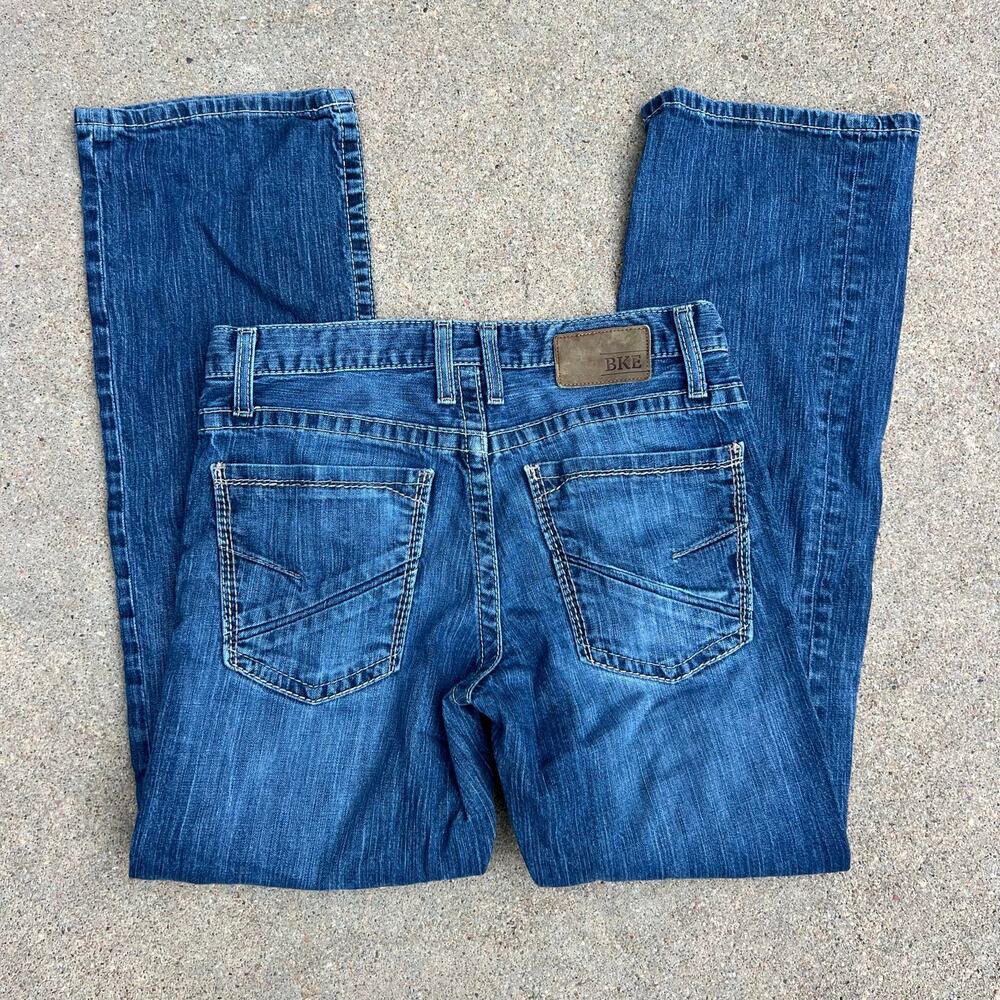 Buckle BKE Jake 31R Bootleg Blue Jeans PLC15011